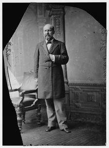 President James A. Garfield, between 1870 and 1880. Creator: Unknown