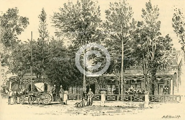 'President Kruger's Residence at Pretoria', c1900. Creator: A.E. Huitt.