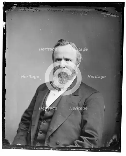 President Rutherford B. Hayes, between 1865 and 1880. Creator: Unknown.