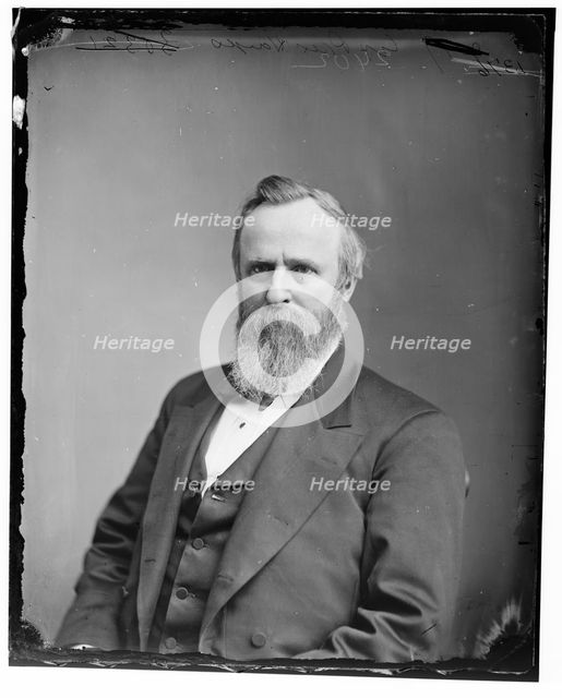 President Rutherford B. Hayes, between 1865 and 1880. Creator: Unknown.