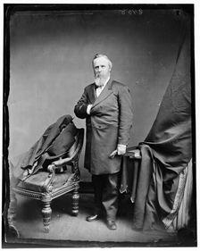 President Rutherford B. Hayes, (full length), between 1865 and 1880. Creator: Unknown