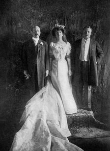 President Roosevelt and Mr and Mrs Longworth, 1906, (1908)