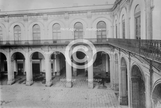 President's stairway, Palace, City of Mexico, between c1915 and c1920. Creator: Bain News Service.