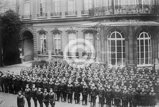 President's Paris Guard, 1918. Creator: Bain News Service.