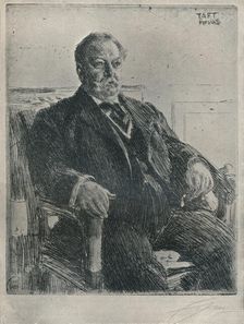 President Taft 1911. Artist: Anders Leonard Zorn