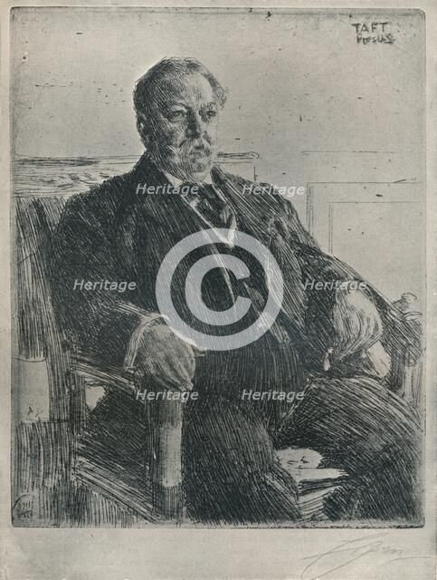 'President Taft', 1911. Artist: Anders Leonard Zorn.