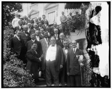 President Taft with members of Notification Committee, between 1910 and 1920. Creator: Harris & Ewing