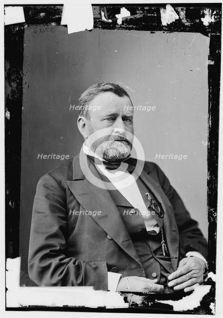 President Ulysses S. Grant, between 1870 and 1880. Creator: Unknown.