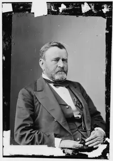 President Ulysses S. Grant, between 1870 and 1880. Creator: Unknown