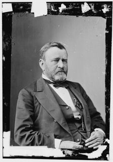 President Ulysses S. Grant, between 1870 and 1880. Creator: Unknown