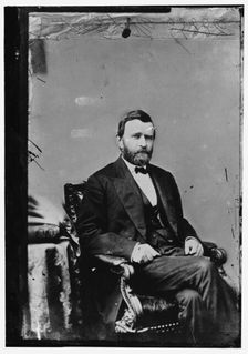 President Ulysses S. Grant, between 1870 and 1880. Creator: Unknown