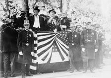 President William H. Taft at Grand Army of the Republic Convention, Rochester, N.Y., 1911. Creator: Bain News Service