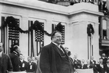 President William Howard Taft at the laying of the cornerstone for the Oakland ...October 13, 1911. Creator: Bain News Service