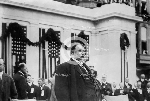 President William Howard Taft at the laying of the cornerstone for the Oakland ...October 13, 1911. Creator: Bain News Service.