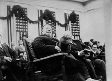 President William Howard Taft with Mayor Frank K. Mott. at the laying of the cornerstone..., 1911. Creator: Bain News Service