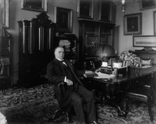 President William McKinley at the White House, Monday, Nov. 27, 1900. Creator: Levin Handy