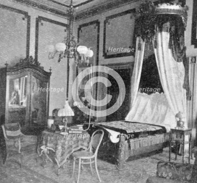 President William McKinley's state bedroom at the White House, 1901. Artist: Unknown