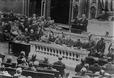 President Wilson addressing Congress, 1913. Creator: Bain News Service