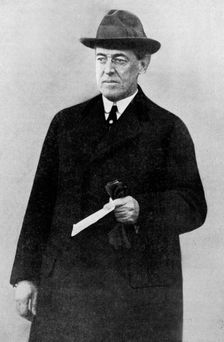 President Woodrow Wilson, First World War, 1916, (c1920)