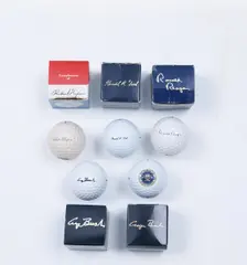 Presidential golf balls and boxes, 1970-92. Creator: Unknown