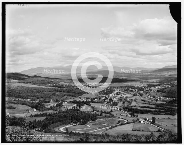 Presidential Range from Kilburn Crags, Littleton, White Mountains, c1900. Creator: Unknown.