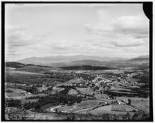 Presidential Range from Kilburn Crags, Littleton, White Mountains, c1900. Creator: Unknown