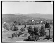 Presidential Range from Maplewood Hotel i.e. House, White Mountains, N.H., c1904. Creator: Unknown