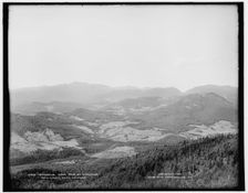 Presidential Range from Mt. Kiarsarge i.e. Mount Kearsarge, North Conway, White Mountains, c1900. Creator: Unknown