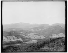 Presidential Range from Mt. Kiarsarge i.e. Mount Kearsarge, North Conway, White Mountains, c1900. Creator: Unknown