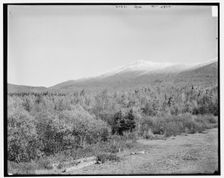 Presidential Range from Twin River, Mount Pleasant, White Mountains, between 1890 and 1901. Creator: Unknown