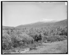 Presidential Range from Twin River, Mount Pleasant, White Mountains, between 1890 and 1901. Creator: Unknown