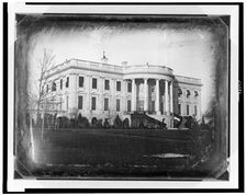 President's house (i.e. White House), Washington, D.C., ca. 1846. Creator: John Plumbe