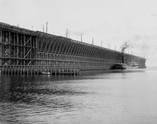 Presque Isle ore docks, Marquette, Mich., (1905?). Creator: Unknown