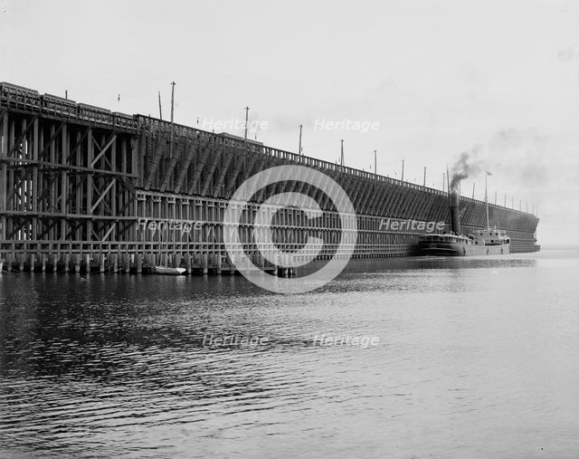 Presque Isle ore docks, Marquette, Mich., (1905?). Creator: Unknown.