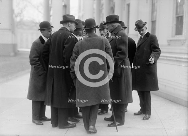 Press Correspondents - Senator Stone, 1916. Creator: Harris & Ewing.