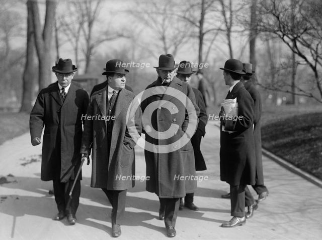 Press Correspondents - Senator Stone, 1916. Creator: Harris & Ewing.