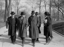 Press Correspondents - Senator Stone, 1916. Creator: Harris & Ewing