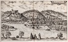 Pressburg (Bratislava). From: Civitates orbis terrarium), 1588. Artist: Braun, Georg (1541-1622)