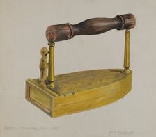 Pressing Iron, 1935/1942. Creator: David S De Vault