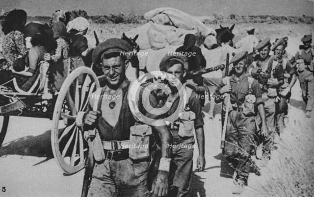 'Pressing on from the Bridgehead', 1943-44. Artist: Unknown.