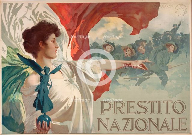 Prestito Nazionale, 1917. Creator: Borgoni, Mario (1869-1936).
