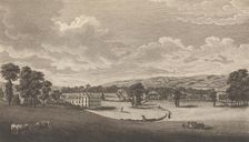 Preston Hall in Aylesford, in the County of Kent, from Edward Hasted's, The History and..., 1777-90. Creator: Richard Bernard Godfrey