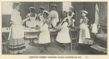 Preston Street cooking class, Louisville, K.Y, 1910. Creator: Unknown