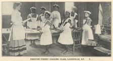 Preston Street cooking class, Louisville, K.Y, 1910. Creator: Unknown