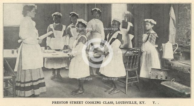 Preston Street cooking class, Louisville, K.Y, 1910. Creator: Unknown.