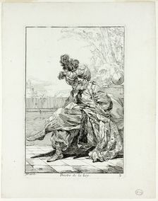 Prestre de la Loy, plate nine from Caravanne du Sultan à la Mecque, 1748. Creator: Joseph-Marie Vien the Elder