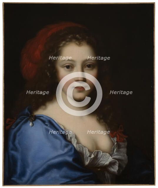 Presumed portrait of Armande Béjart (around 1640-1700), actress, c1660. Creator: Nicolas Mignard.