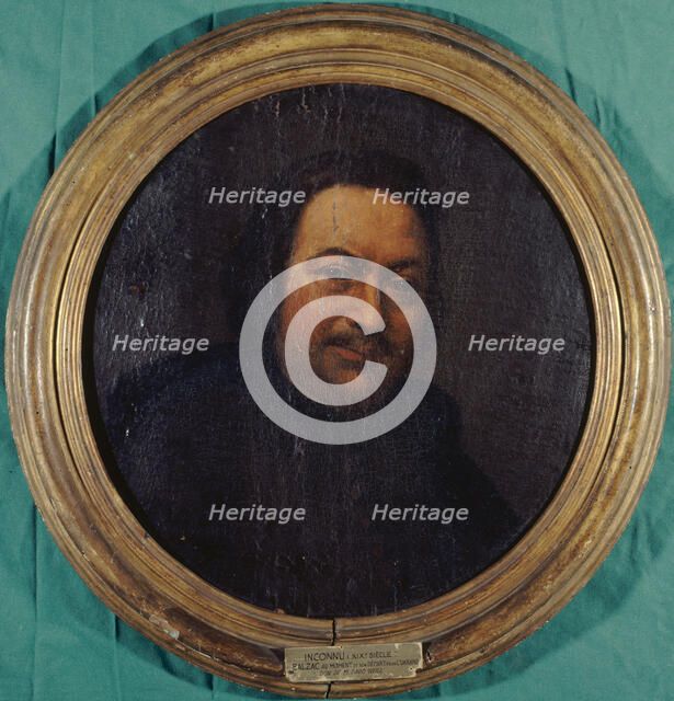 Presumed portrait of Honoré de Balzac (1799-1850), writer, c1845. Creator: Unknown.