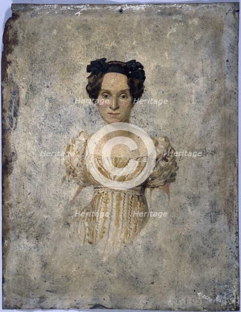 Presumed portrait of Marie Taglioni (1804-1884), dancer, 1828. Creator: Unknown.