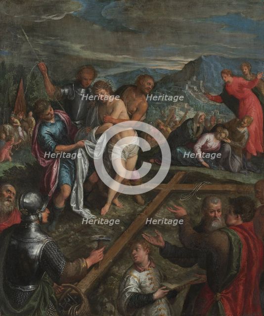 Preparation for the Crucifixion, early 1600s. Creator: Unknown.